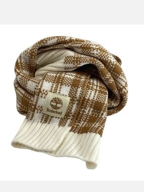 💚 Timberland Plaid Knit Scarf